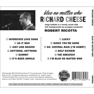 Richard Cheese "Blue No Matter Who" CD (Autographed)