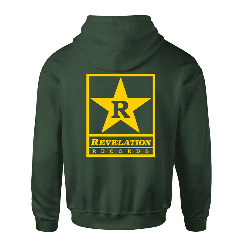 Revelation Records "Logo (Dark Green)" - Hooded Sweatshirt