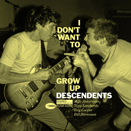 Descendents "I Don't Want To Grow Up: Punk Note Edition"
