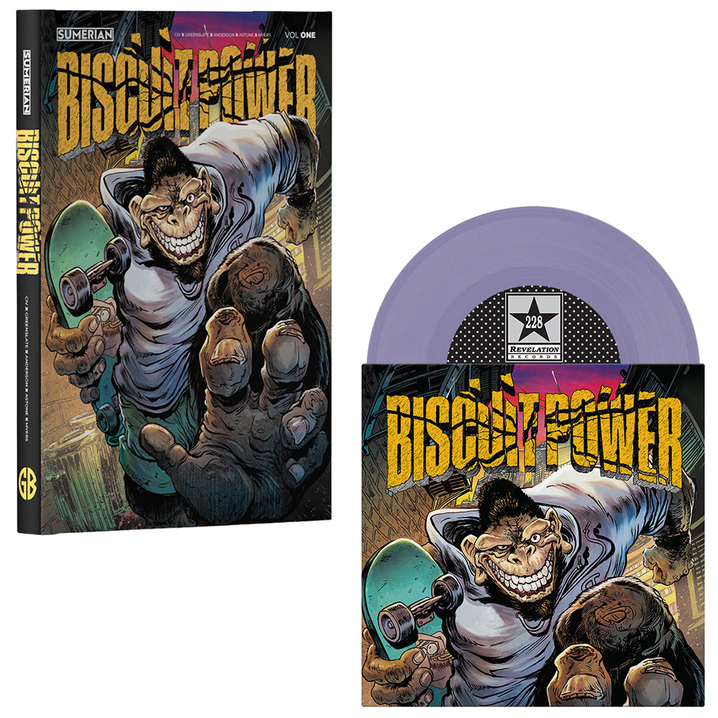 Gorilla Biscuits "Biscuit Power" - Hardcover Book+7"