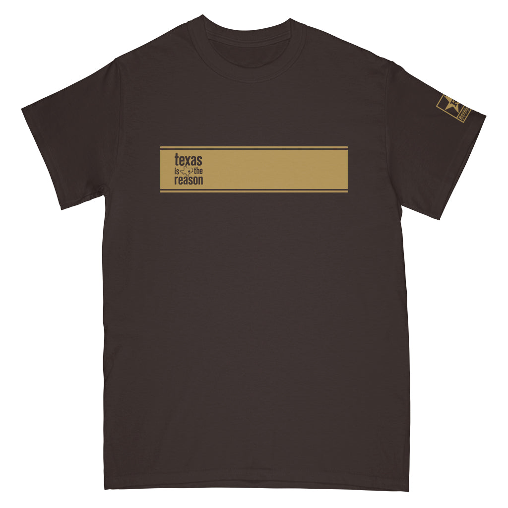 Texas Is The Reason "Original Stripe (Dark Chocolate)" - T-Shirt