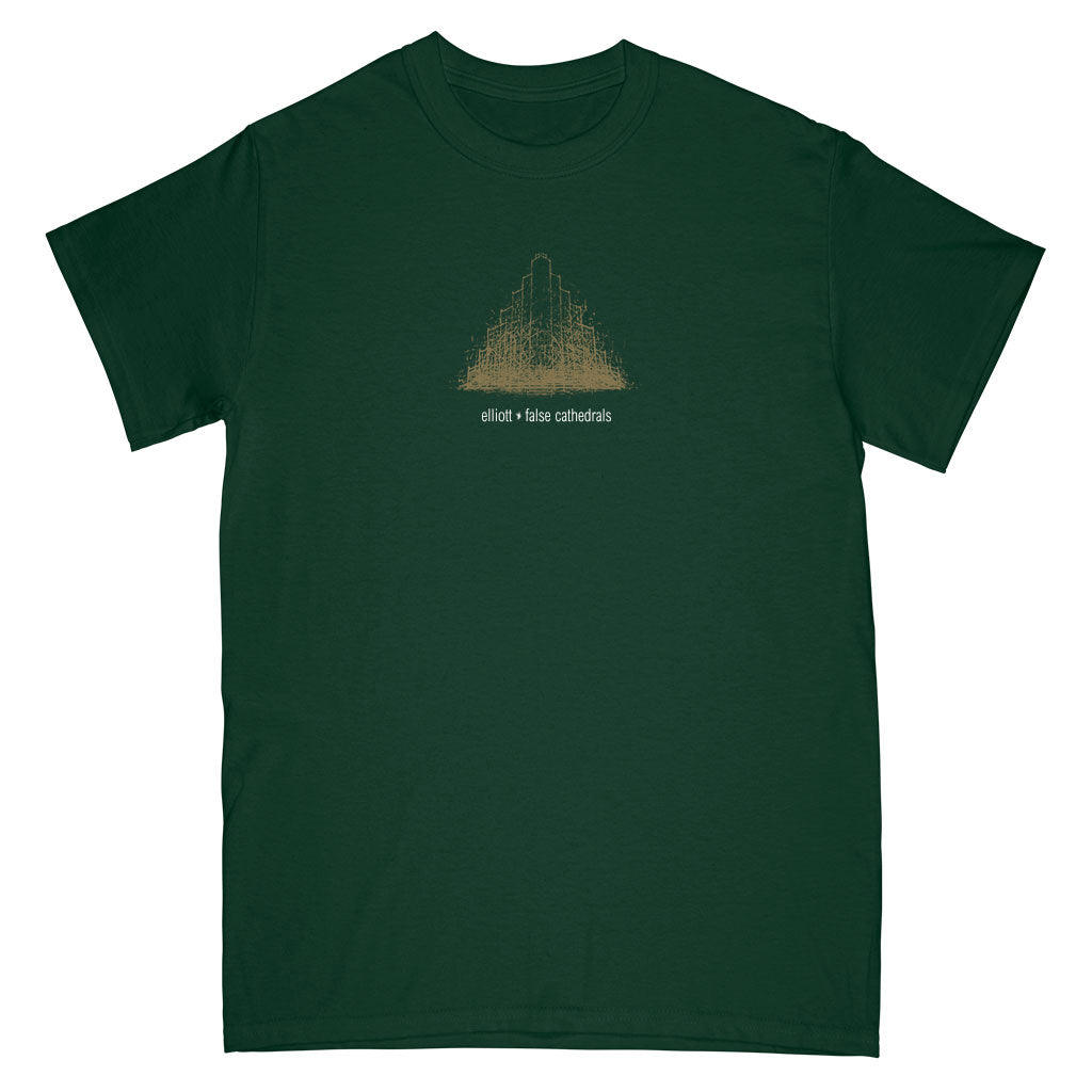 Elliott "False Cathedrals (Forrest Green)" - T-Shirt
