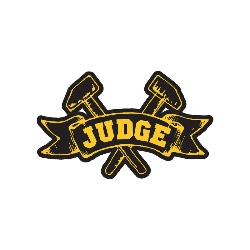 Judge "Logo (Die Cut)" - Sticker