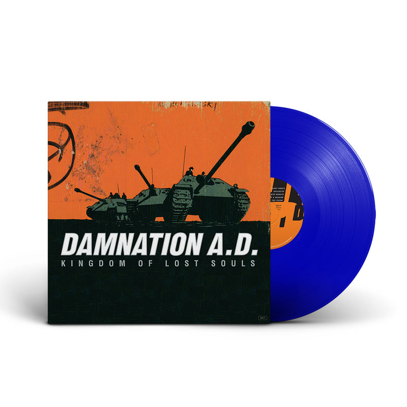 REV071-1 Damnation A.D. "Kingdom Of Lost Souls" LP - Blue Album Artwork
