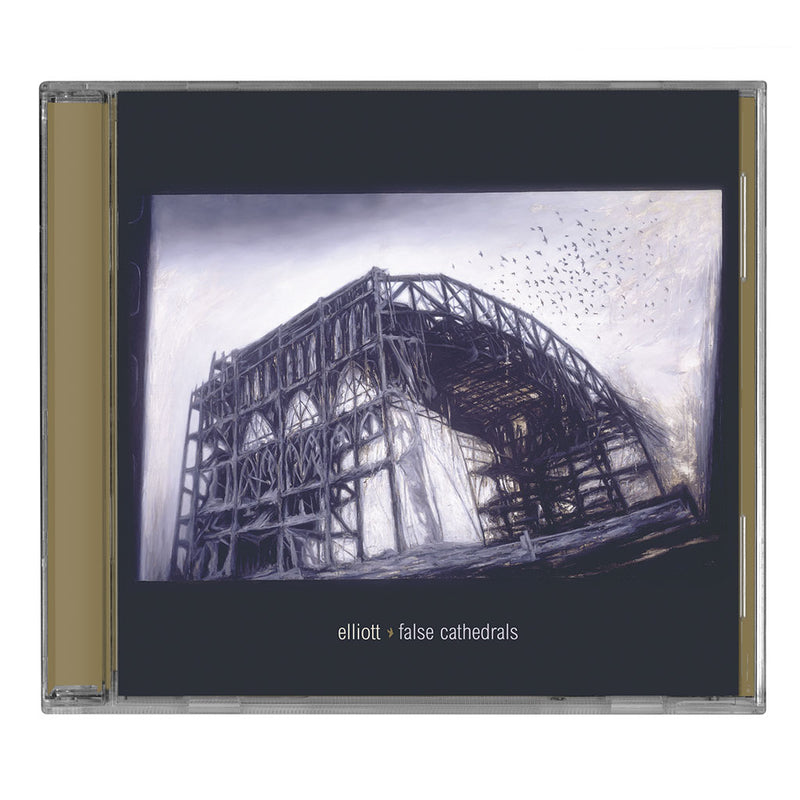 REV095-1/2 Elliott "False Cathedrals" LP/CD Album Artwork