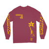 Supertouch "Searchin' For The Light (Maroon)" - Long Sleeve T-Shirt