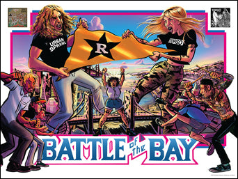 Torso / Urban Sprawl "Battle Of The Bay" - Poster