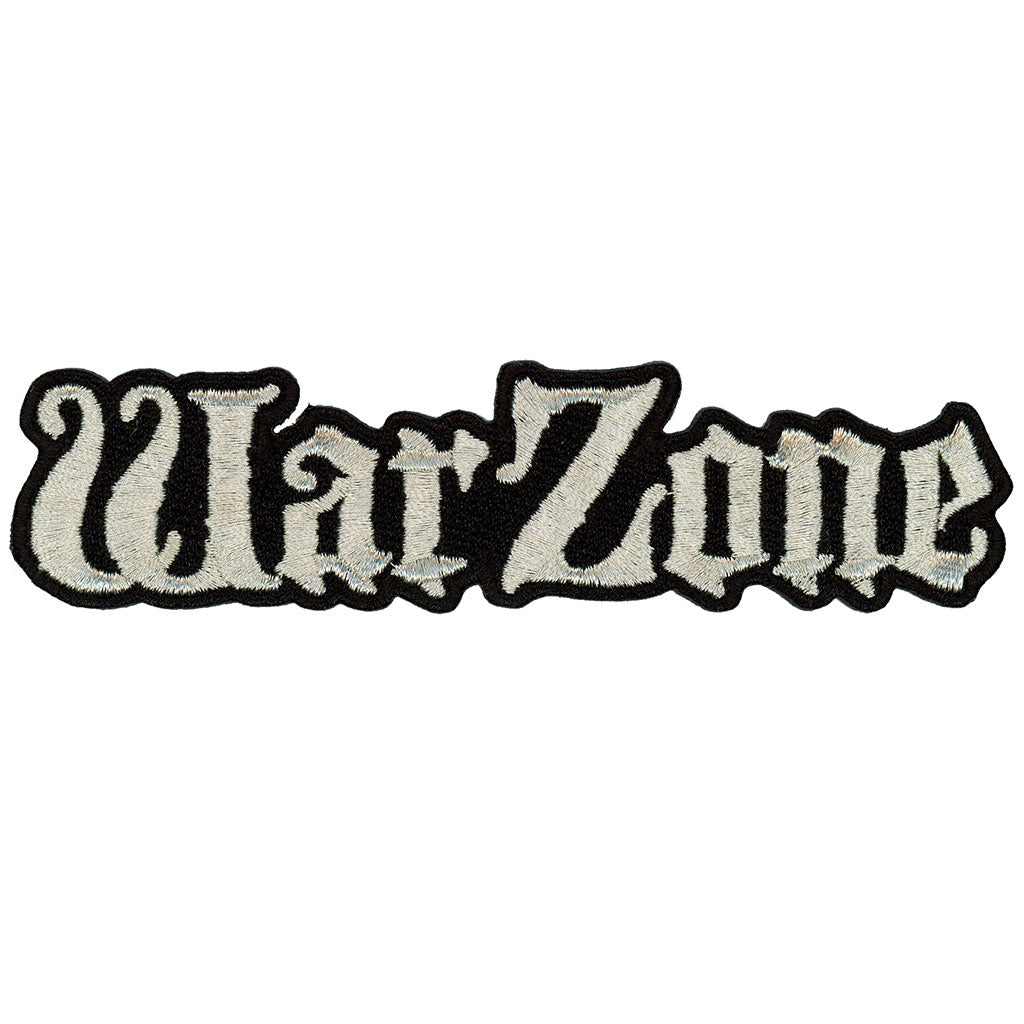 Warzone "Logo" Embroidered Patch (Die Cut)