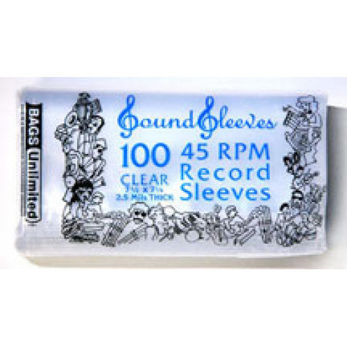BAGS7 Plastic Sleeves "7" Record Bags" -  7" Plastic Bags 