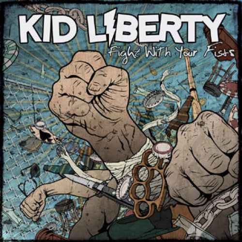 BT013-1 Kid Liberty "Fight With Your Fists" LP Album Artwork