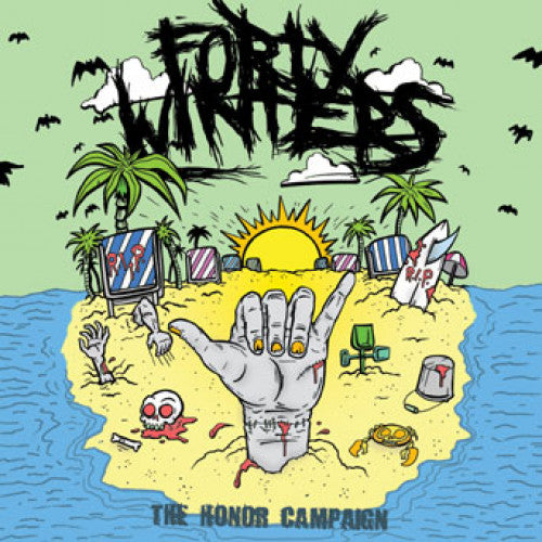 DETR008-2 Forty Winters "The Honor Campaign" CD Album Artwork