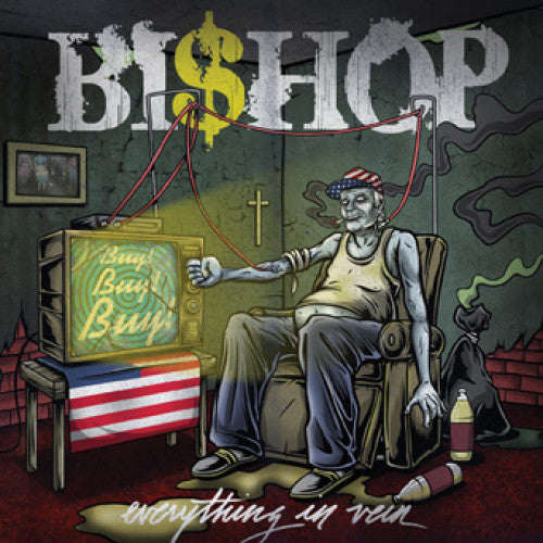 DETR017-2 Bishop "Everything In Vein" CD Album Artwork
