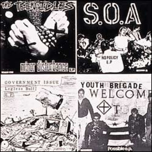 DIS014-2 V/A "Dischord 1981: The Year In Seven Inches" CD Album Artwork