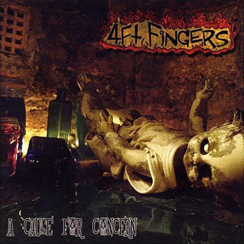 GK114-2 4ft Fingers "A Cause For Concern" CD Album Artwork