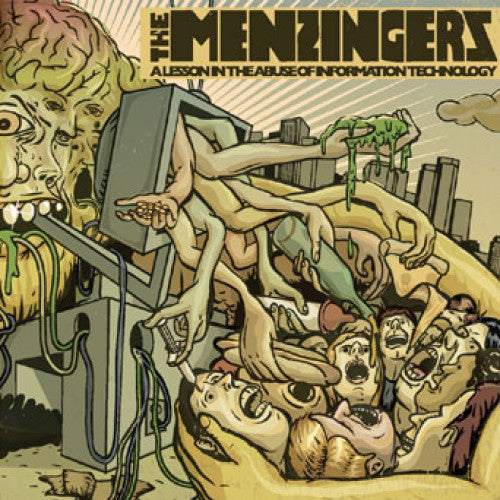 GK131 The Menzingers "A Lesson In The Abuse Of Information Technology" LP/CD Album Artwork