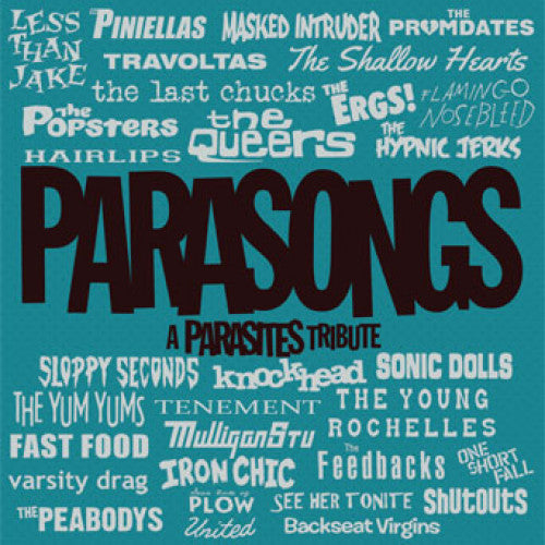 GKKT020-2 V/A "Parasongs: A Parasites Tribute" CD Album Artwork