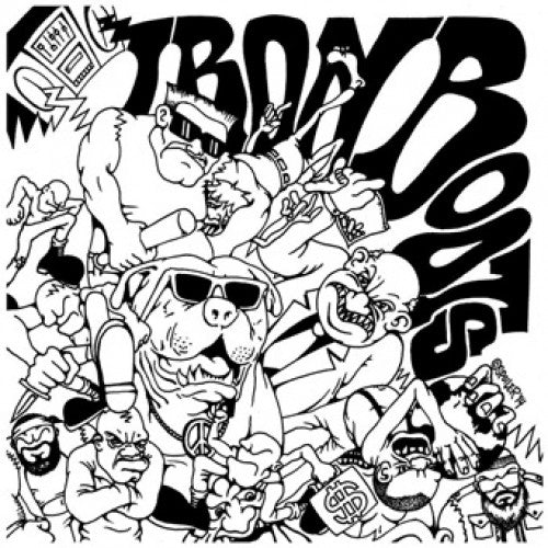 GMR74-1 Iron Boots "Complete Discography" LP Album Artwork