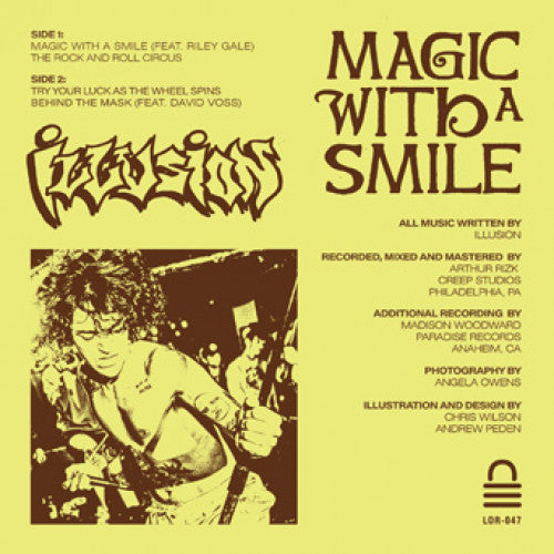 LOR047-1 Illusion "Magic With A Smile" 7" Album Artwork
