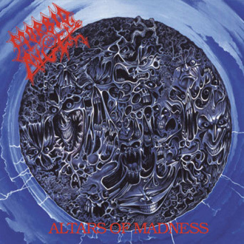 MOSH011-1 Morbid Angel "Altars Of Madness" LP Album Artwork
