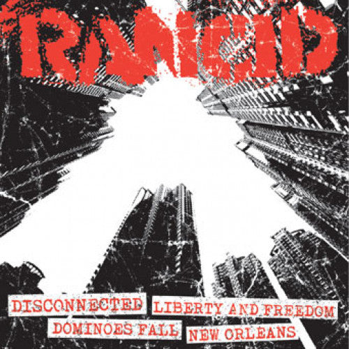 PIR069CD-1 Rancid "Disconnected (acoustic version) + Liberty And Freedom (acoustic version)/Dominoes Fall (acoustic version) + New Orleans (acoustic version)" 7" Album Artwork