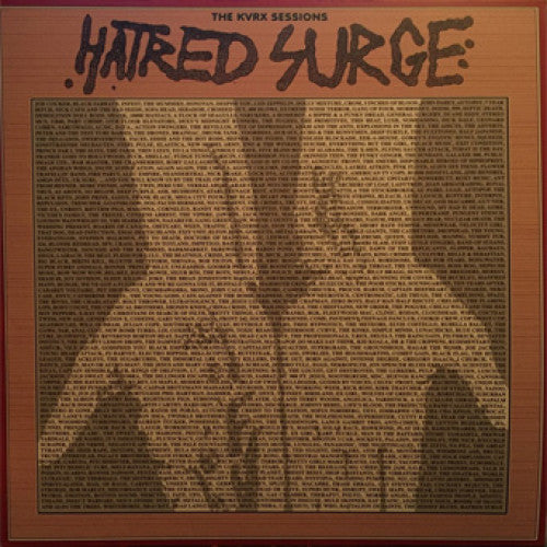 RESC105-1 Hatred Surge "The KVRX Sessions / Leftoverdose" LP+7" FlexiDisc Album Artwork