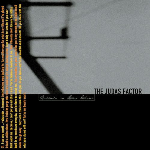 REV078-2 The Judas Factor "Ballads In Blue China" CD Album Artwork