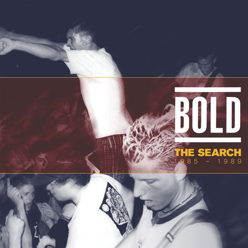 REV129-1/2 Bold "The Search: 1985 - 1989" 2xLP/CD Album Artwork