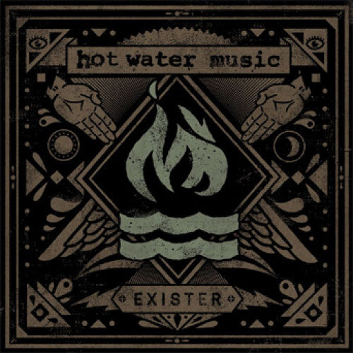 RISE158-1 Hot Water Music "Exister" LP Album Artwork