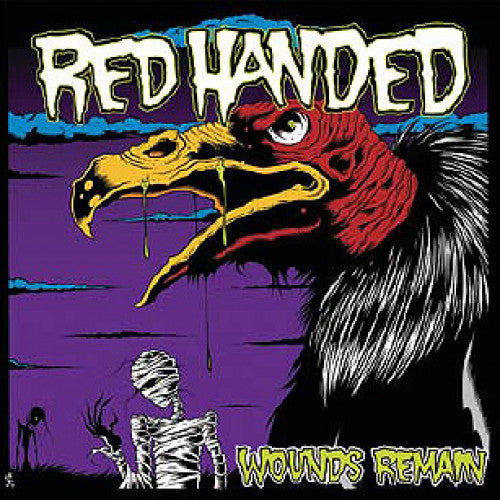 RIVAL26-2 Red Handed "Wounds Remain" CD Album Artwork