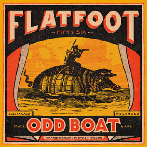 SAIL34C-1/2 Flatfoot 56 "Odd Boat" LP/CD Album Artwork