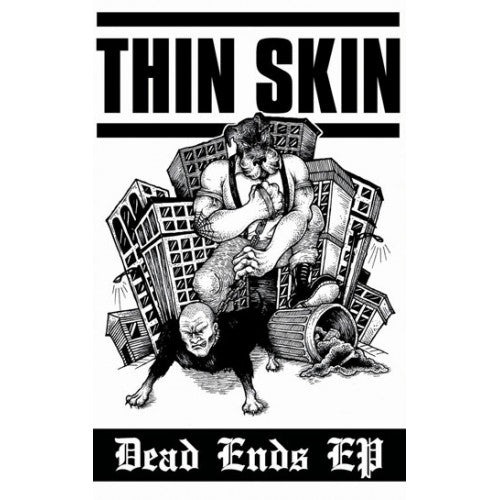 SFU112-4 Thin Skin "Dead Ends" Cassette Album Artwork